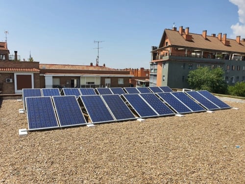 Instalación solar en  Arroyomolinos