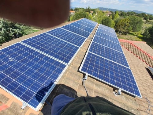 Instalación solar en Navalcarnero